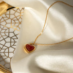 Load image into Gallery viewer, Cecily Gold Heart Necklace
