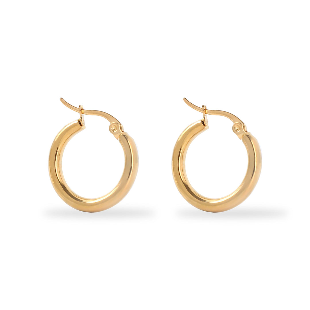 Classic Hoop Earrings in Silver