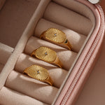 Load image into Gallery viewer, Aglaia Gold Sun Ring
