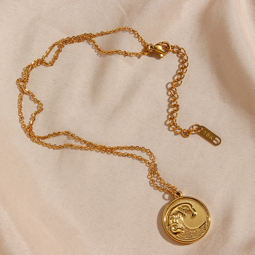 Delilah Ocean Pendant Necklace