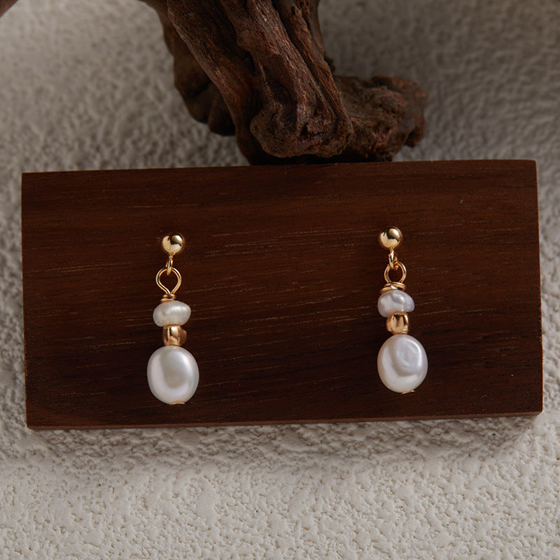 Classic pearl drop earrings
