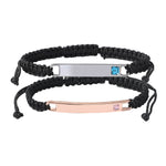 Load image into Gallery viewer, Personalized Magnetic Heart Love Bracelet Set
