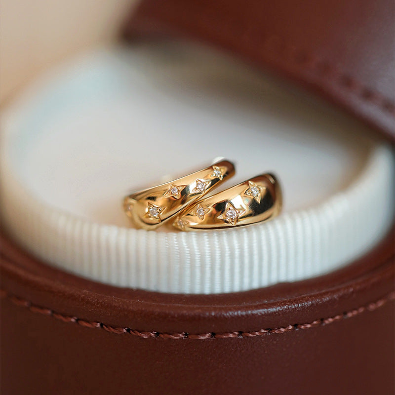 Romantic Drop Earrings in Gold and Silver