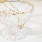 Load image into Gallery viewer, Butterfly Mother of Pearl Necklace
