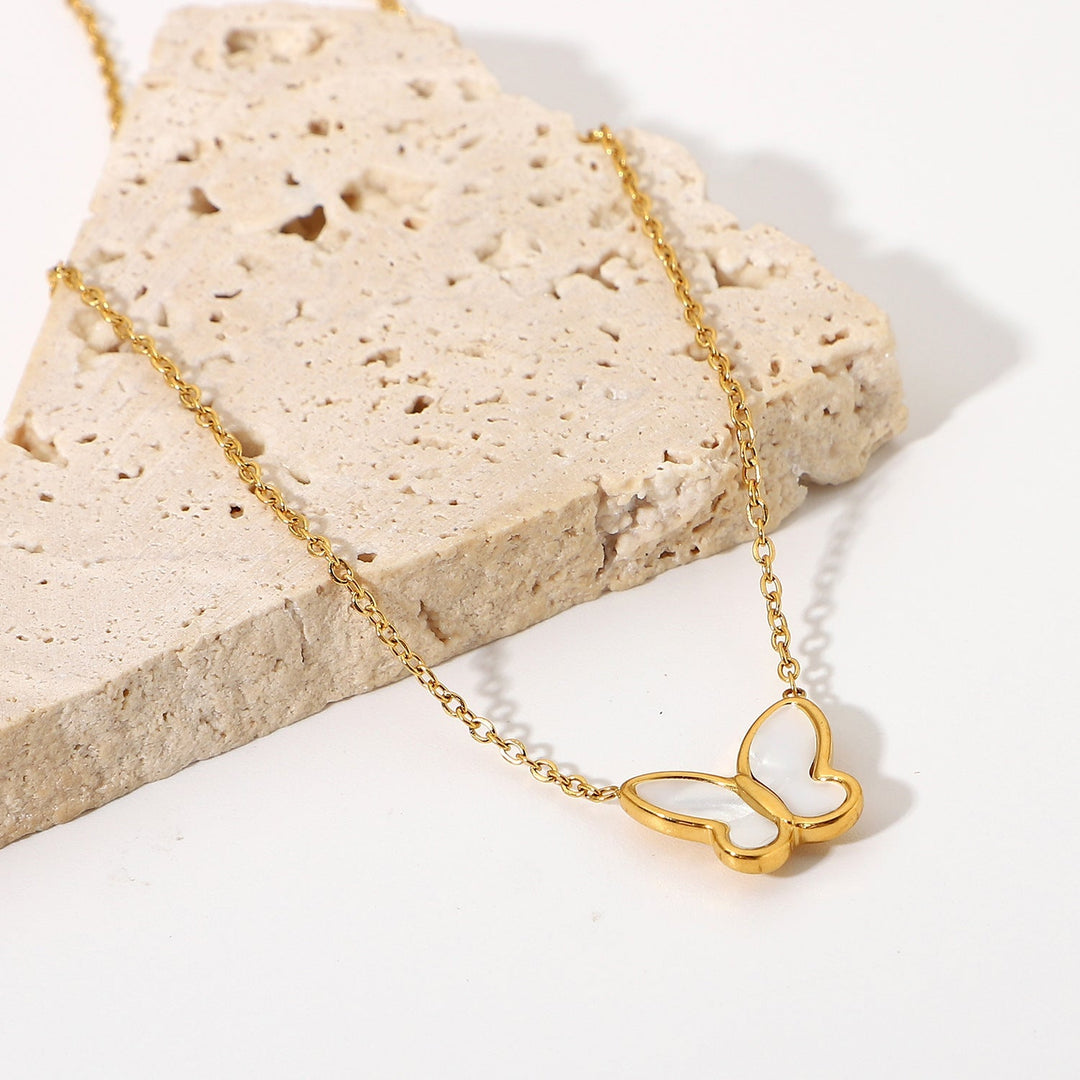 Butterfly Mother of Pearl Necklace
