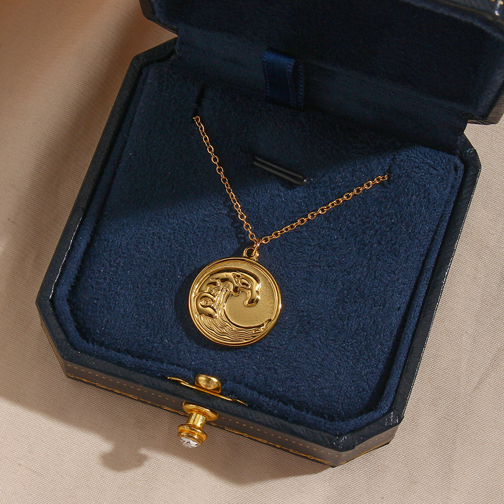 Delilah ocean pendant necklace