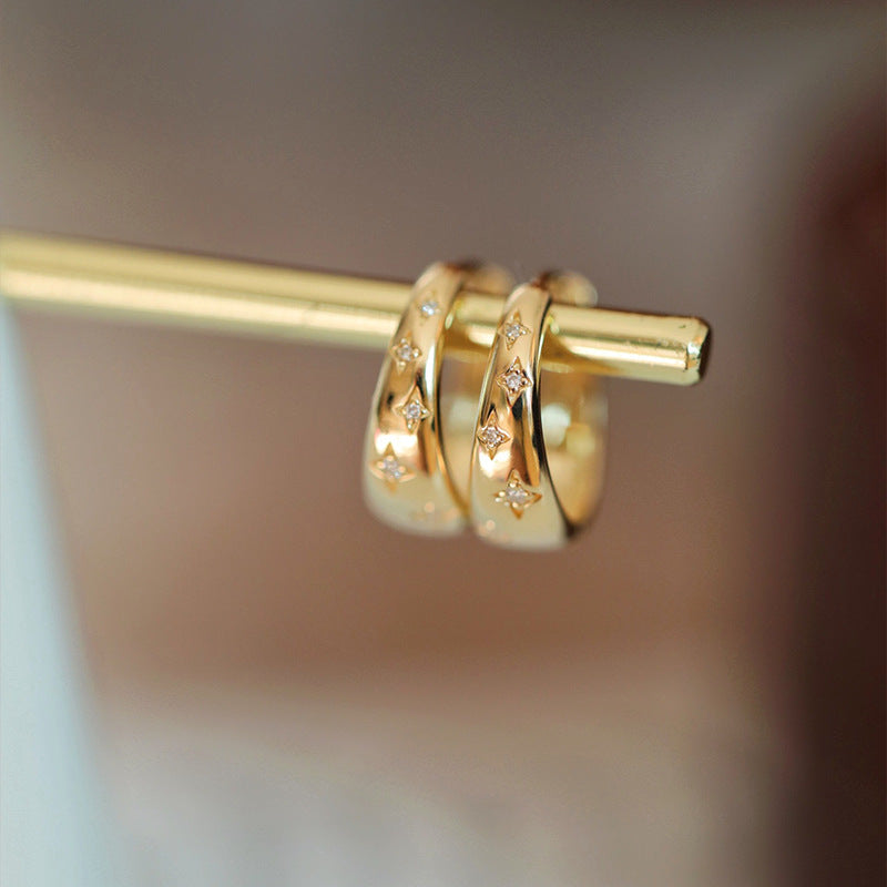 Romantic Drop Earrings in Gold and Silver