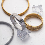 Load image into Gallery viewer, Celeste Vertical Lines Gold Bracelet
