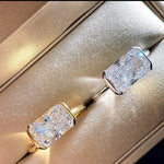 Load image into Gallery viewer, S925 East West Emerald Cut Ring
