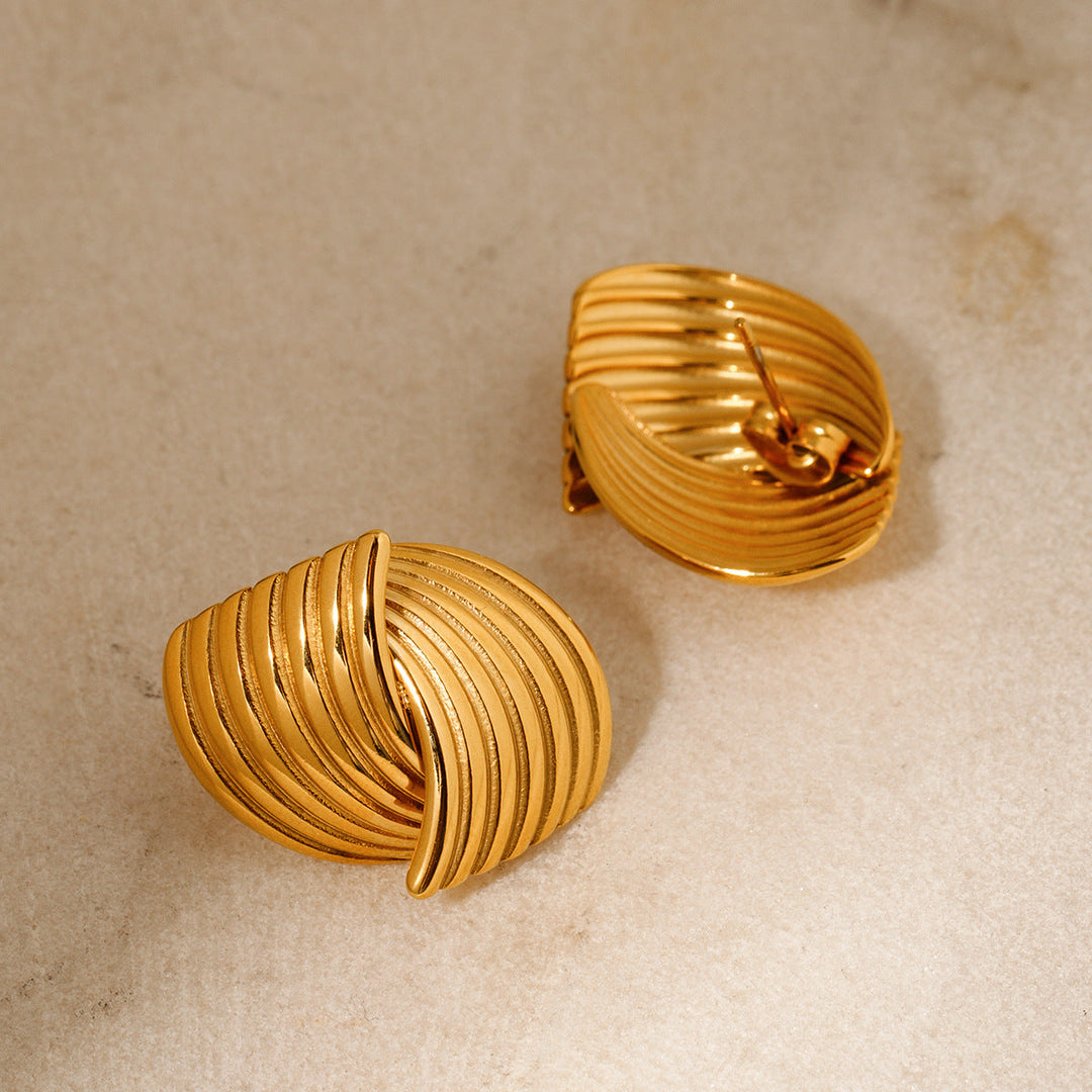 Sonia Gold Wave Earrings