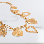 Load image into Gallery viewer, Chunky Heart Charm Necklace
