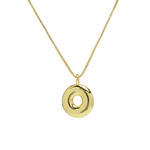 Load image into Gallery viewer, Chunky Feminine Letter Initial Necklace
