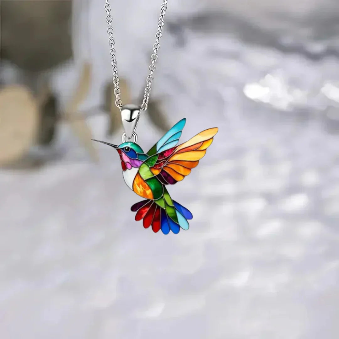 Romantic Hummingbird Drop Earrings