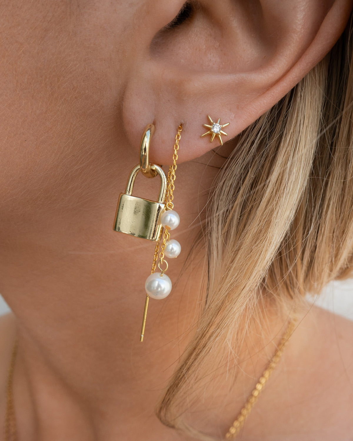 Risa starburst crystal stud earrings