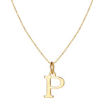 Load image into Gallery viewer, 14k Sleek Serif Initial Necklace
