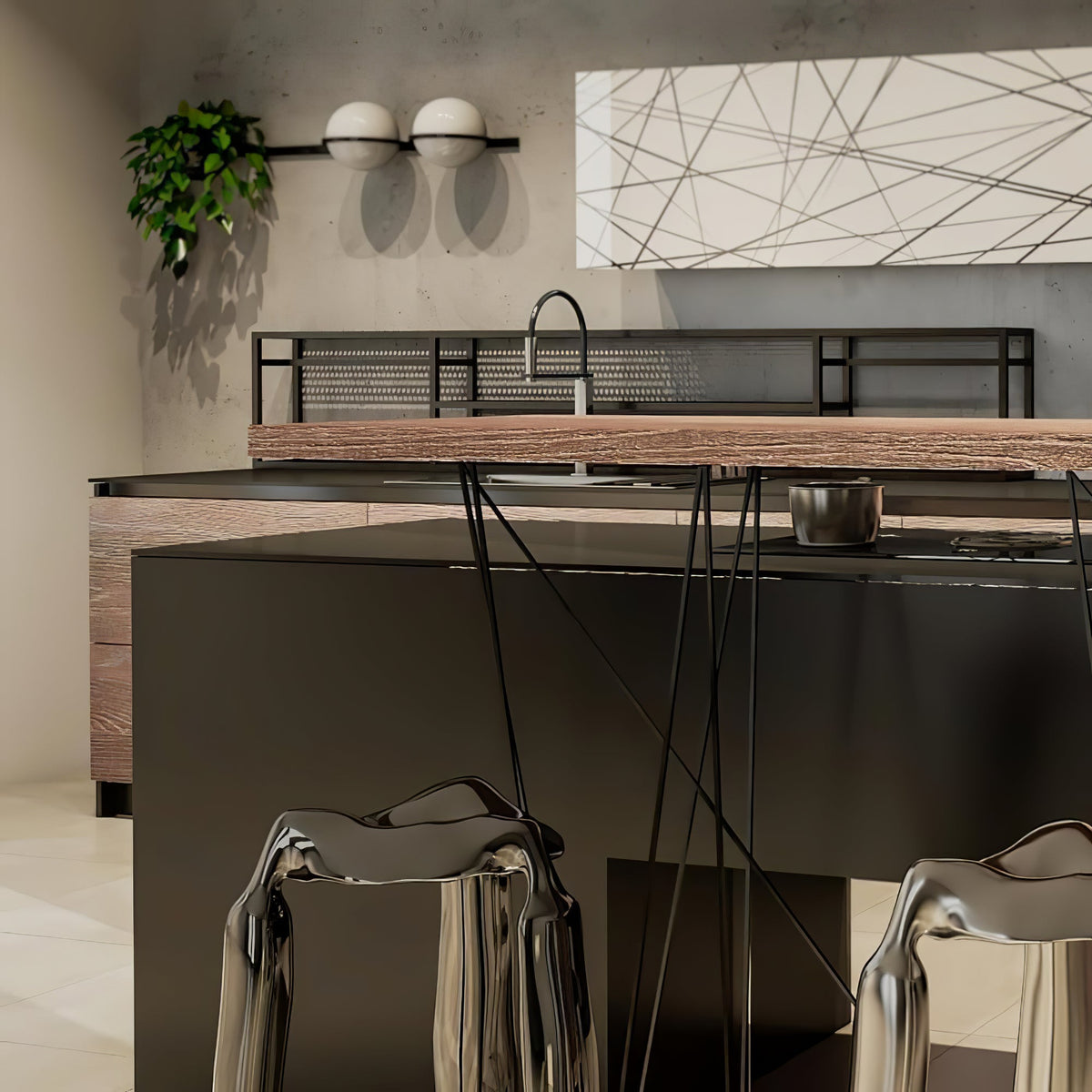 Spherical Contemporary Designer Wall Light