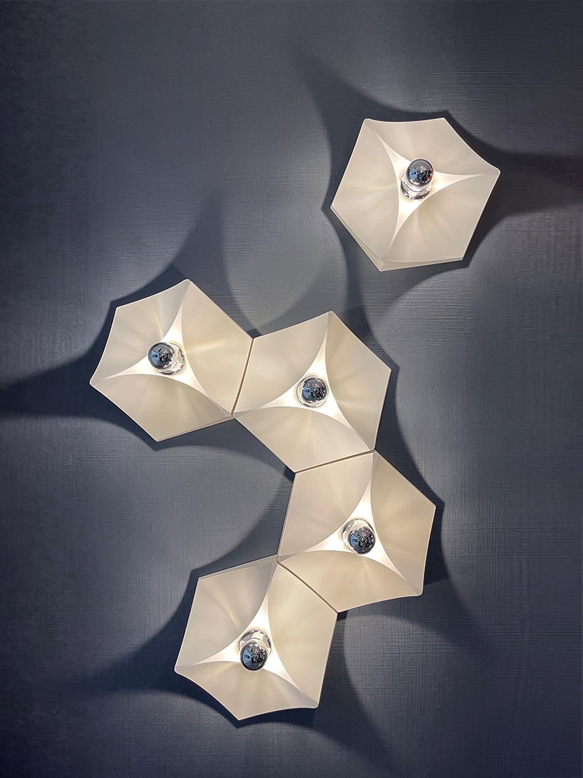Pentagon Contemporary Polycarbonate Wall Lamp