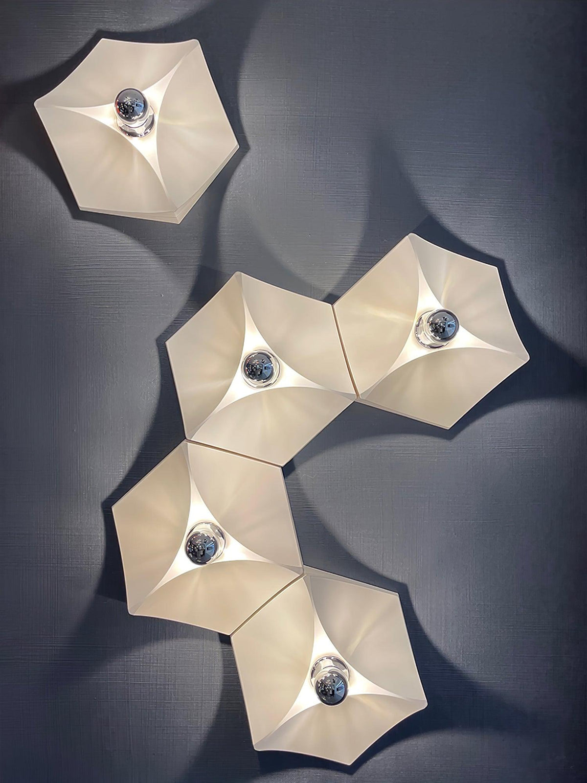 Pentagon Contemporary Polycarbonate Wall Lamp
