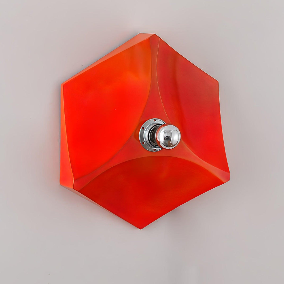 Pentagon Contemporary Polycarbonate Wall Lamp