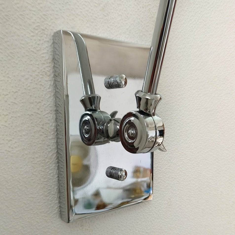 Edge Angled Shade Midcentury Inspired Wall Lamp