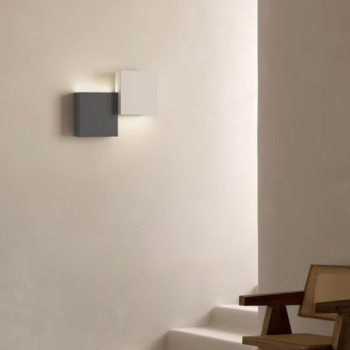 Brushed Metal Piano Key Contemporary Wall Sconce