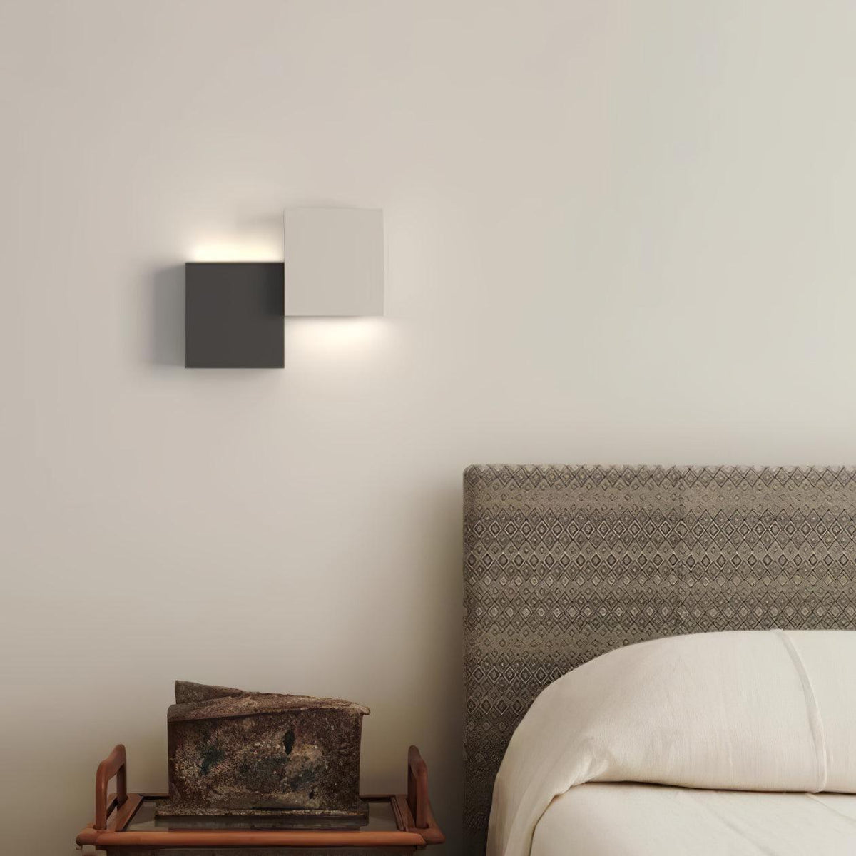 Brushed Metal Piano Key Contemporary Wall Sconce