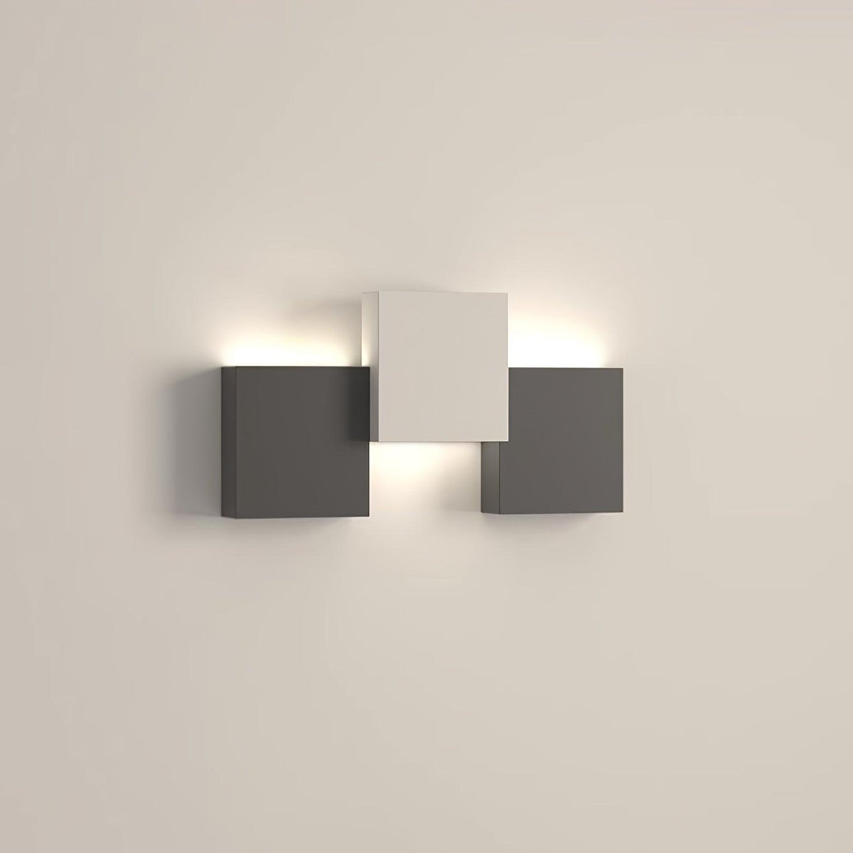 Brushed Metal Piano Key Contemporary Wall Sconce