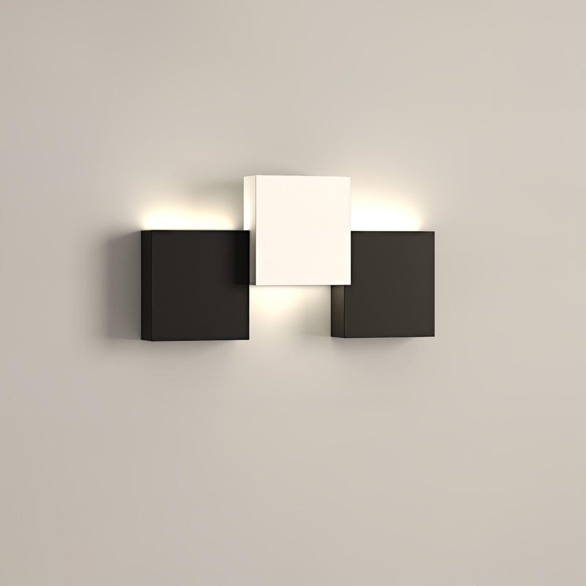Brushed Metal Piano Key Contemporary Wall Sconce