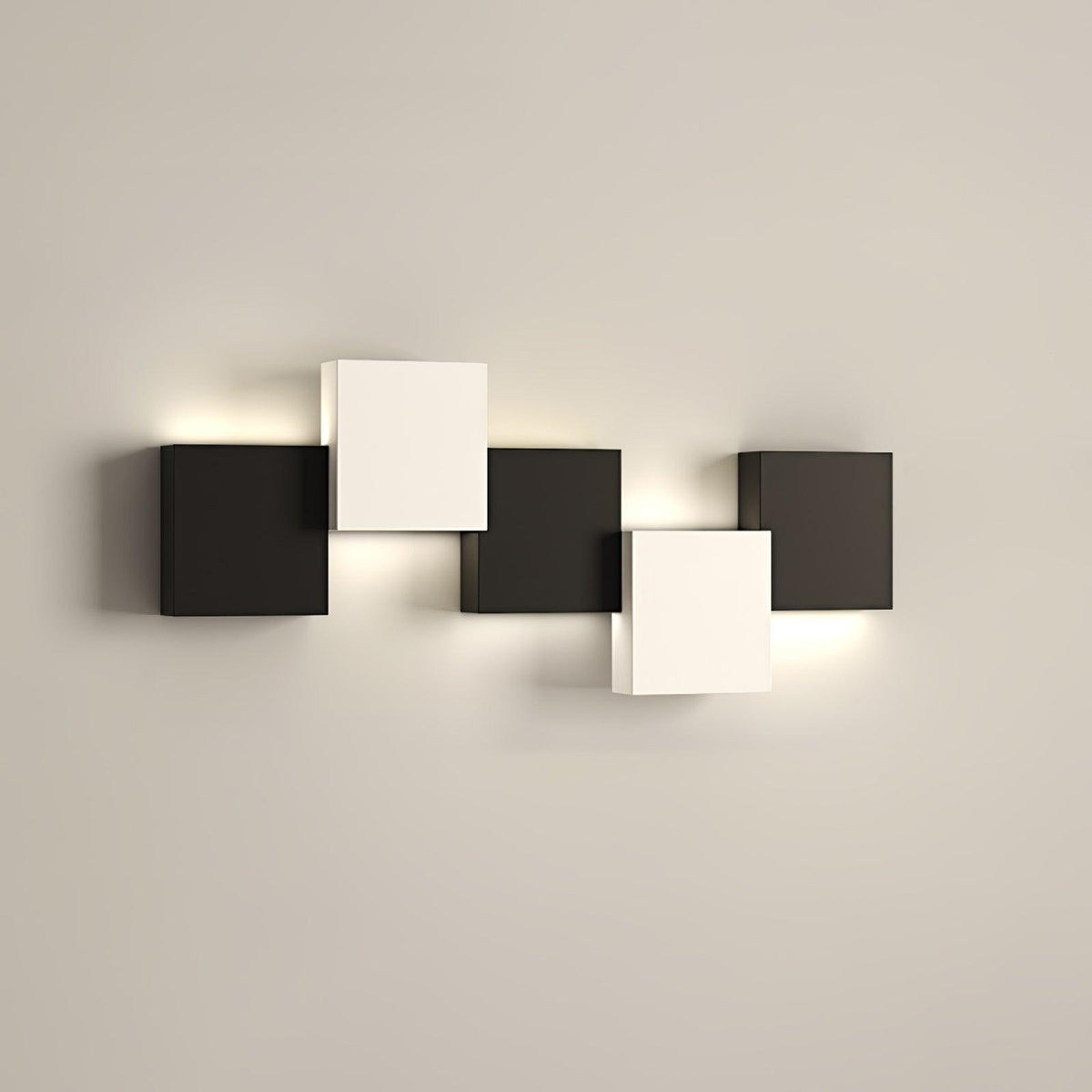 Brushed Metal Piano Key Contemporary Wall Sconce