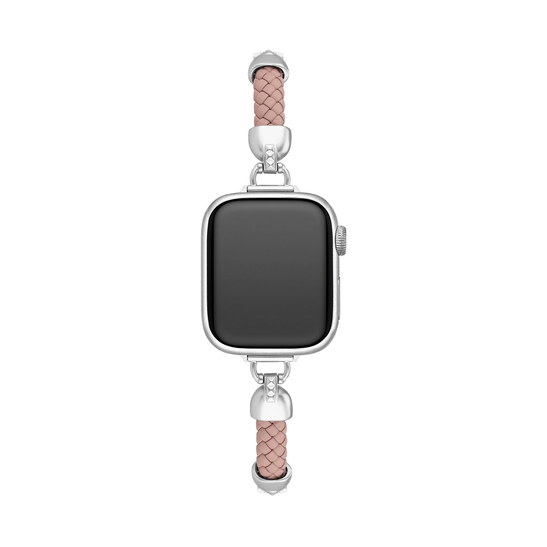 Sleek Metal Woven Apple Watch Bands for Women