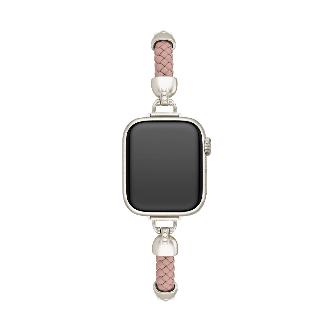 Sleek Metal Woven Apple Watch Bands for Women