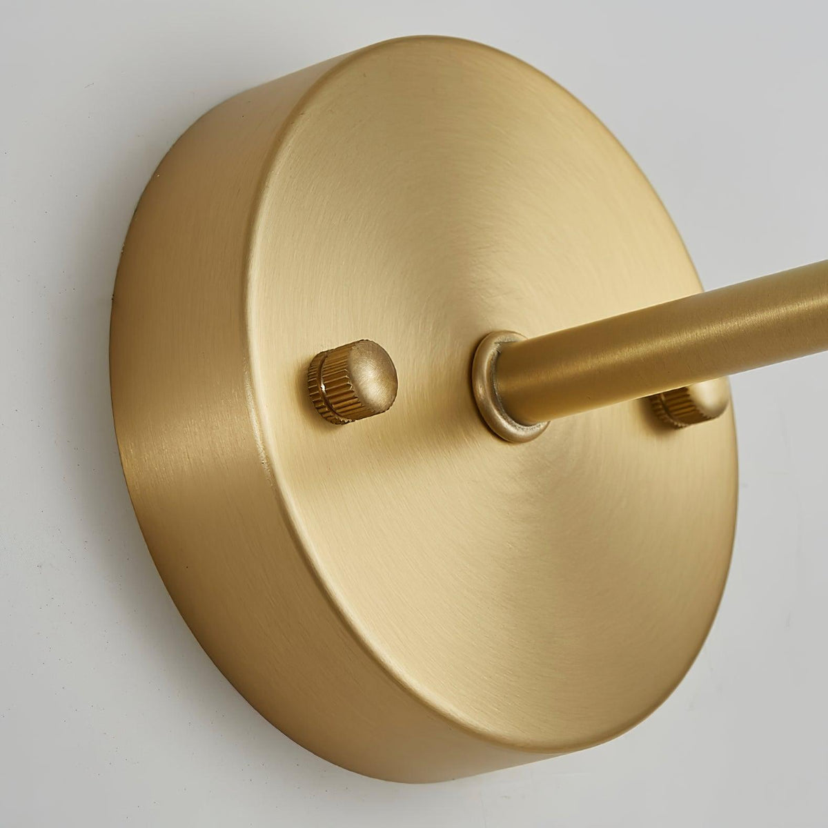 Brass And Matte Black Contemporary Wall Lamp