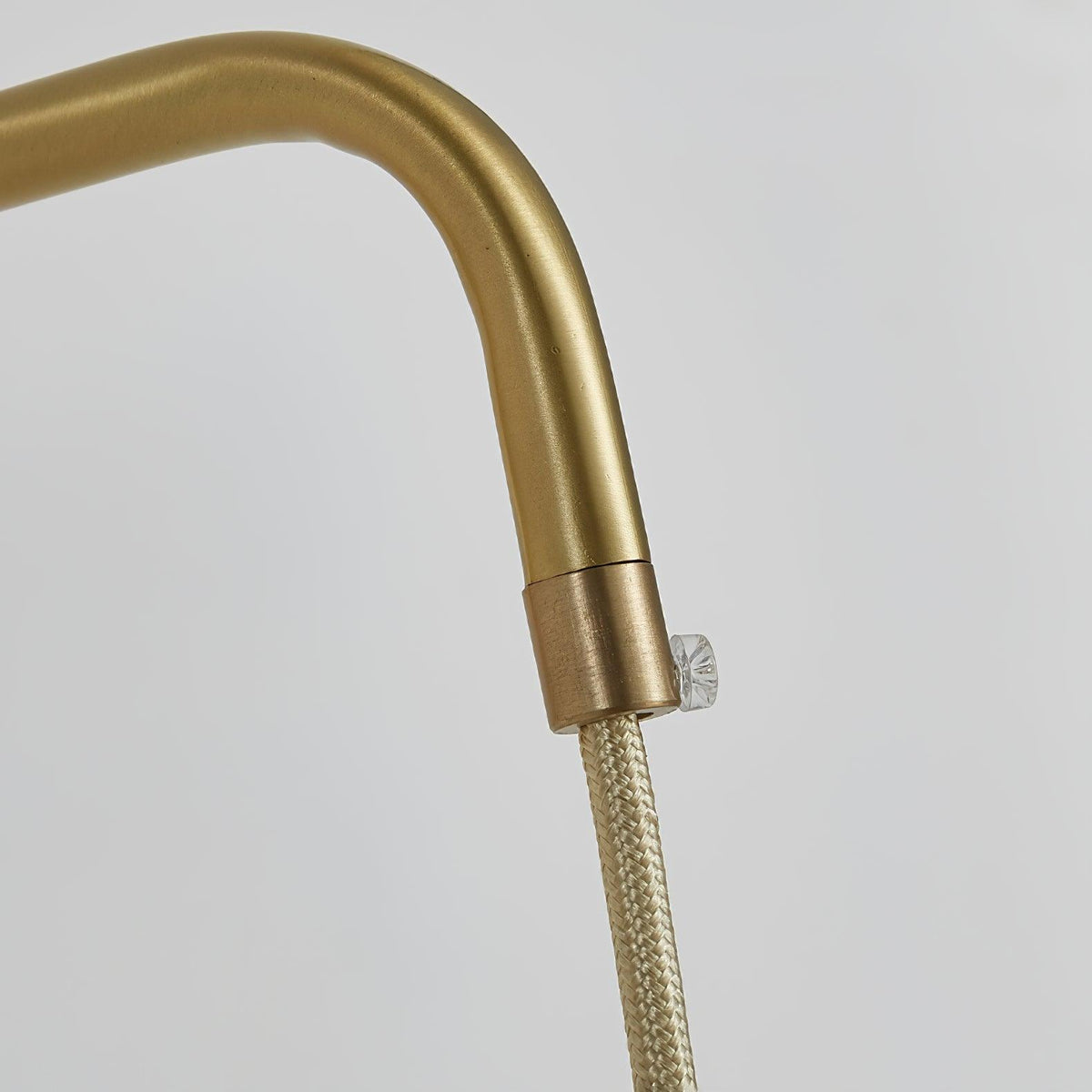 Brass And Matte Black Contemporary Wall Lamp