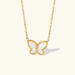Load image into Gallery viewer, Butterfly Mother of Pearl Necklace
