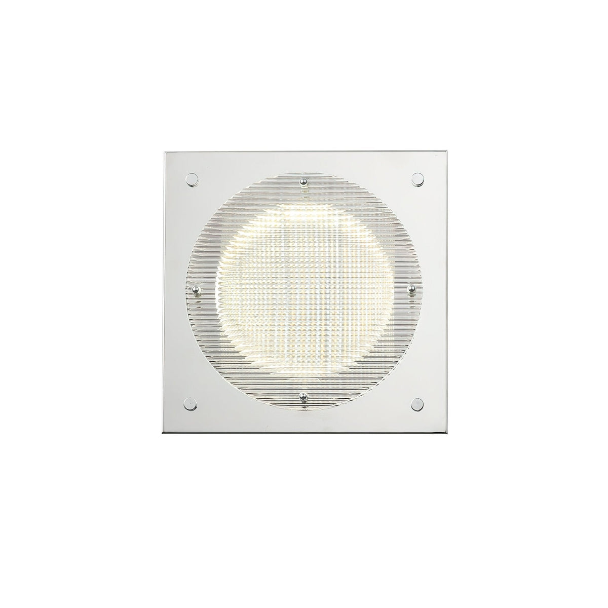 Prism Glass Polished Chrome Finish Wall Sconce