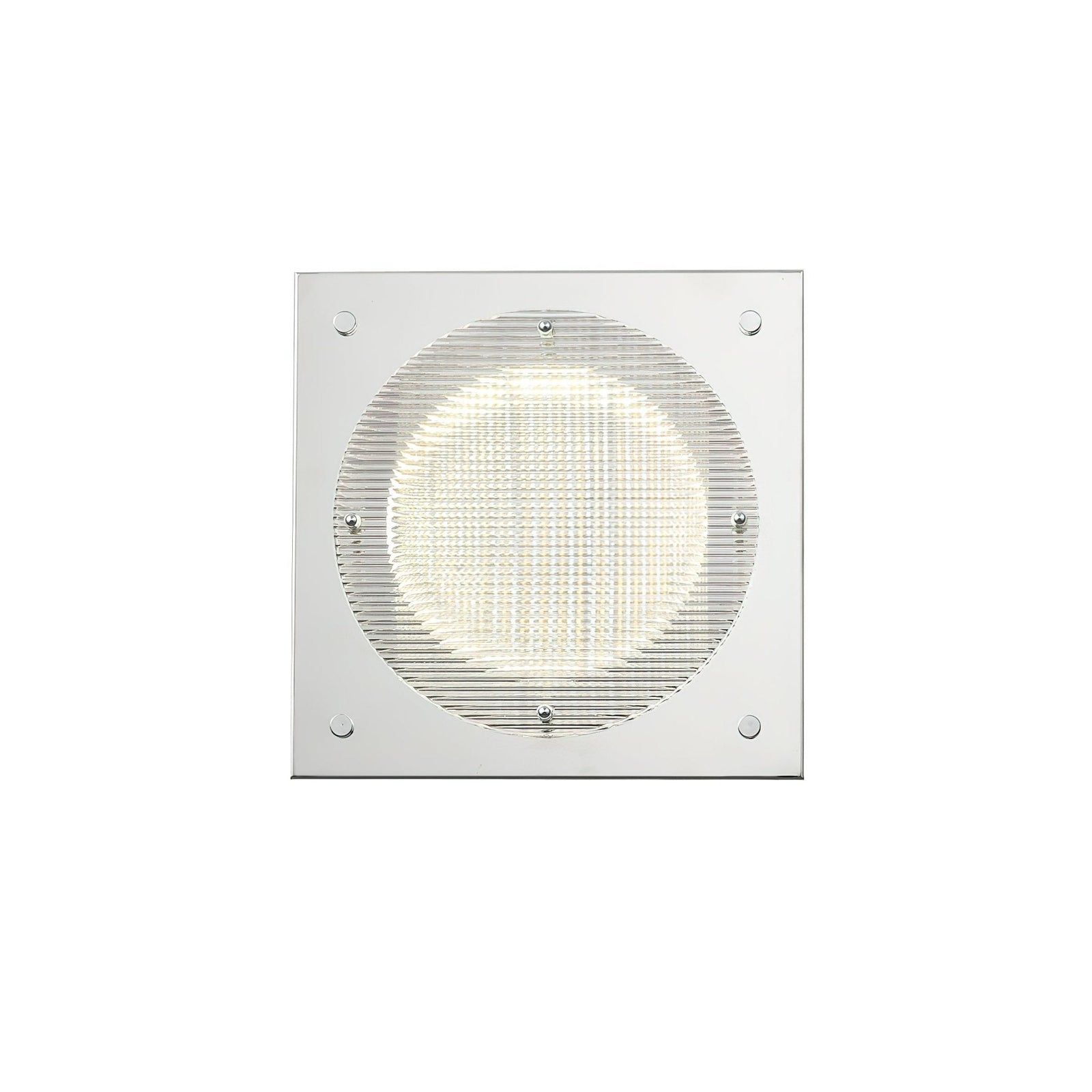 Prism Glass Polished Chrome Finish Wall Sconce