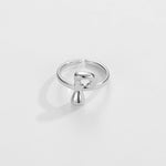 Load image into Gallery viewer, Cute Bubble Letter Initial Ring
