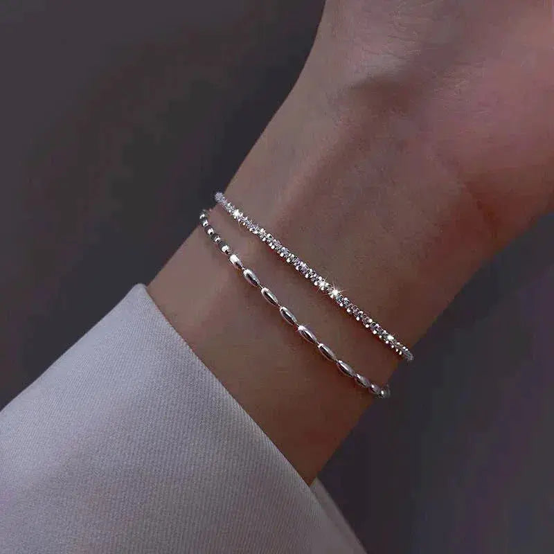 Pulsera de plata de ley 925 con cuentas de doble capa para mujer brazalete simple exquisito_jpg_q90_jpg_e48c9a86 446f 4efa 9781 833c3278c737