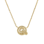 Load image into Gallery viewer, Dazzling Diamond Initial Necklace
