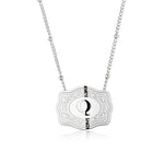 Load image into Gallery viewer, Dainty Belt Buckle Letter Initial Necklaces
