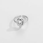 Load image into Gallery viewer, Cute Bubble Letter Initial Ring
