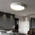 Contemporary Round Flush Mount Ceiling Light