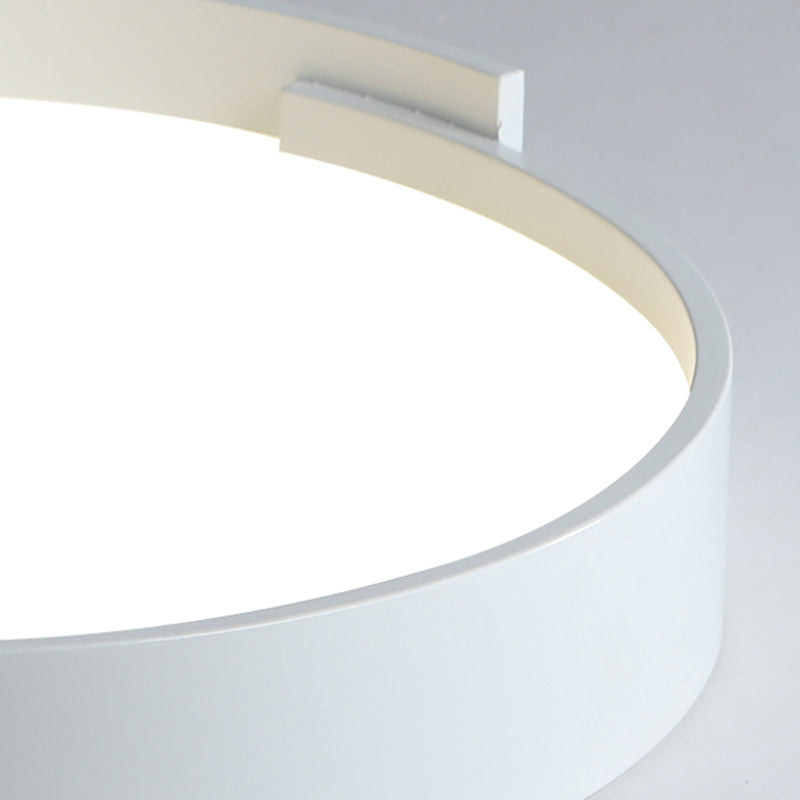 Contemporary Round Flush Mount Ceiling Light