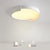 Contemporary Round Flush Mount Ceiling Light