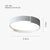 Contemporary Round Flush Mount Ceiling Light