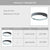 Contemporary Round Flush Mount Ceiling Light