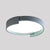 Contemporary Round Flush Mount Ceiling Light