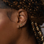 Load image into Gallery viewer, Salacia Triangle Hoop Earrings
