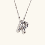 Load image into Gallery viewer, Balloon Gold Initial Necklace
