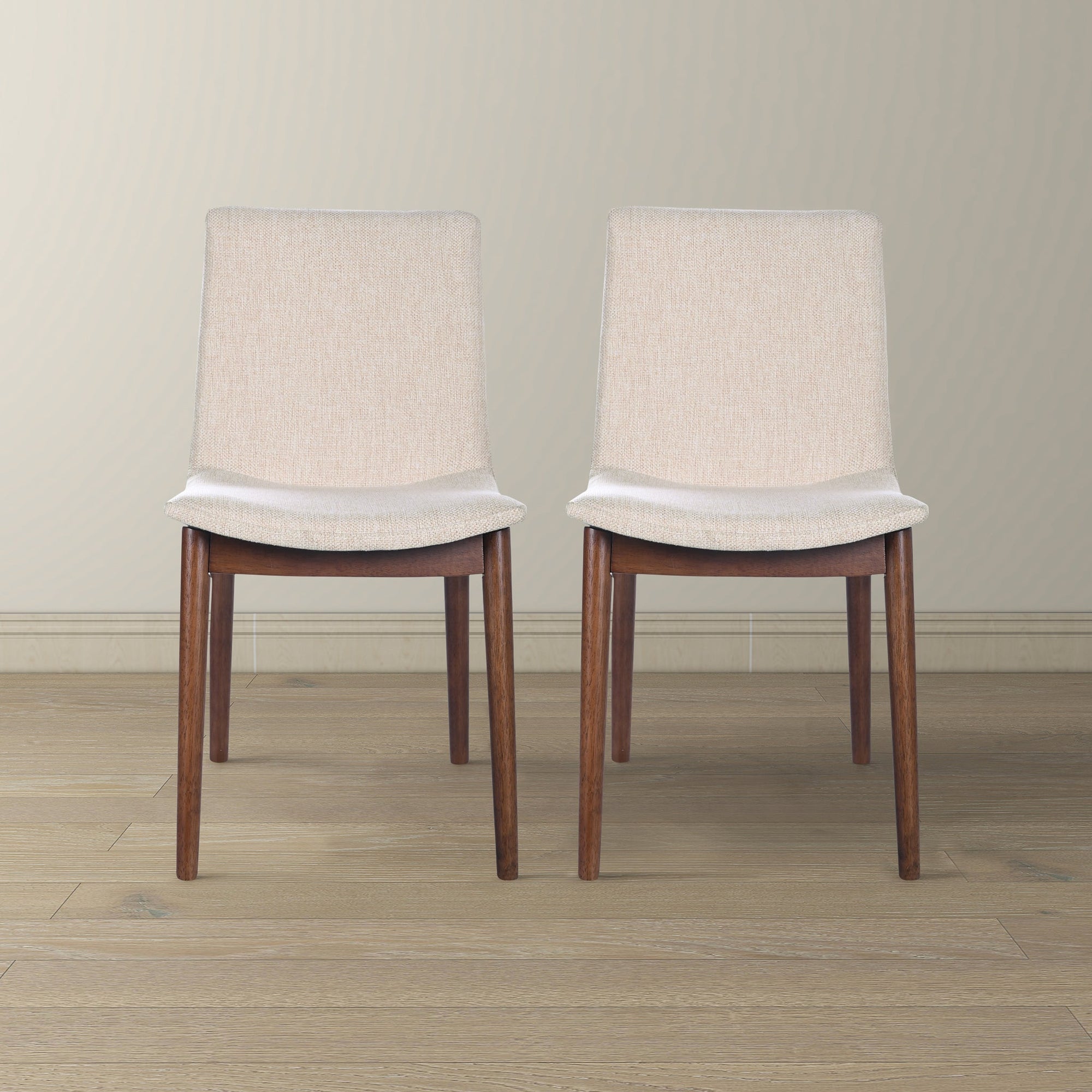 Luxury Beige Fabric Dining Chairs for Elegant Dining Spaces